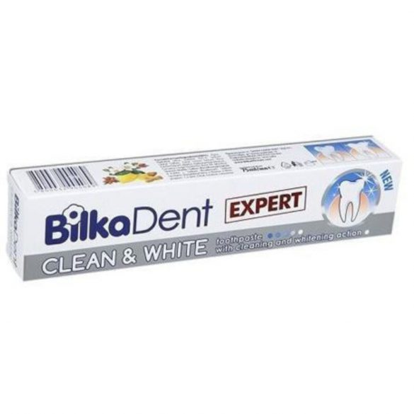 BILKA DENT EXPERT FOGKRÉM FEHÉRÍTŐ CLEAN&WHITE 75 ML