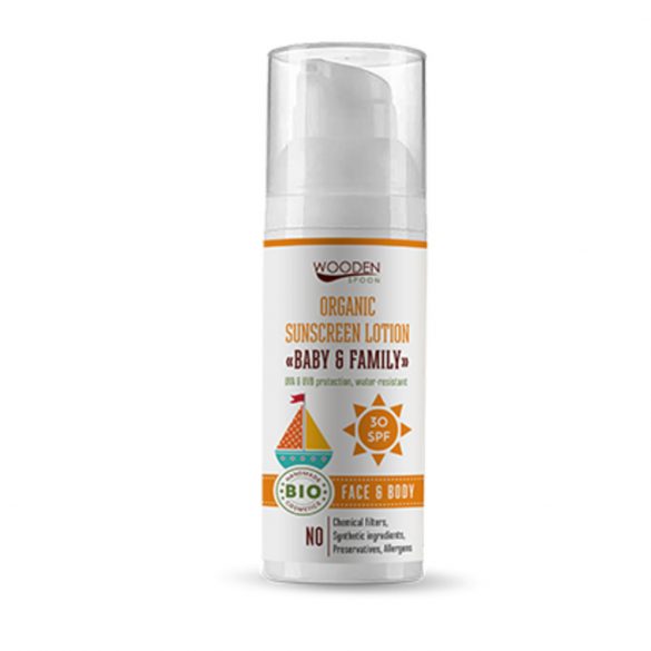 Wooden Spoon bio naptej és testápoló spf 30 50ml