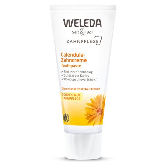 Weleda körömvirág (calendula)gyógynövényes mentol mentes fogkrém - 75 ml - fluoridmentes