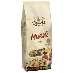 Bauckhof bio gluténmentes müzli gyümölcsös 325g