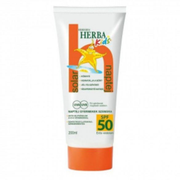 Herbária naptej gyerek spf 50 200ml