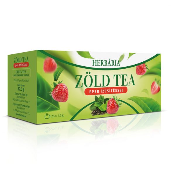 Herbária zöld tea-eper 25 filter