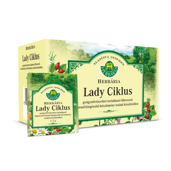 Herbária lady ciklus tea filteres 20 filter