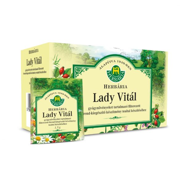 Herbária lady vitál tea filteres 20filter