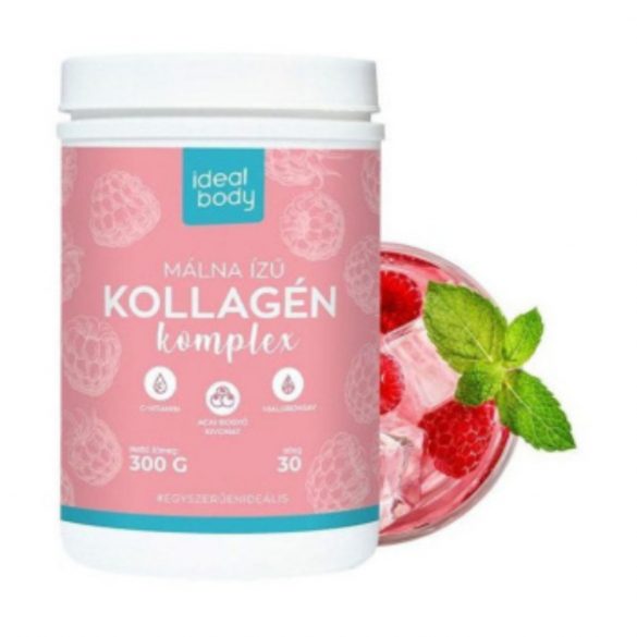 IdealBody Kollagén italpor málnás 300g