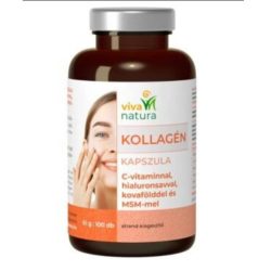   Viva Natura Kollagén étrend-kiegészítő kapszula hialuronsavval, c-vitaminnal, kovafölddel és MSM-mel 100db