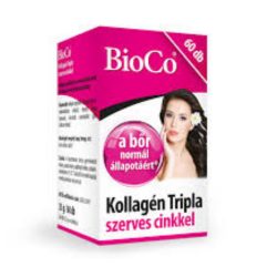 BioCo Kollagén tripla szerves cinkkel 60db