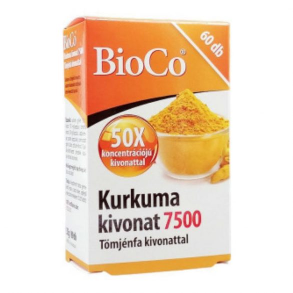 BioCo Kurkuma kivonat 7500 kapszula 60db