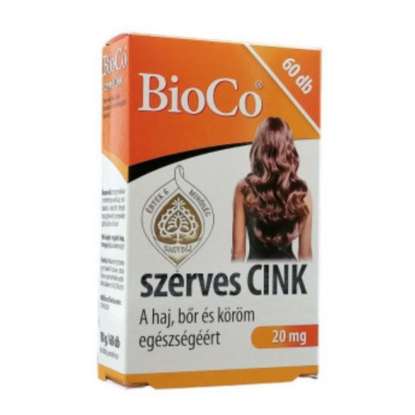 BioCo Szerves Cink tabletta 60db