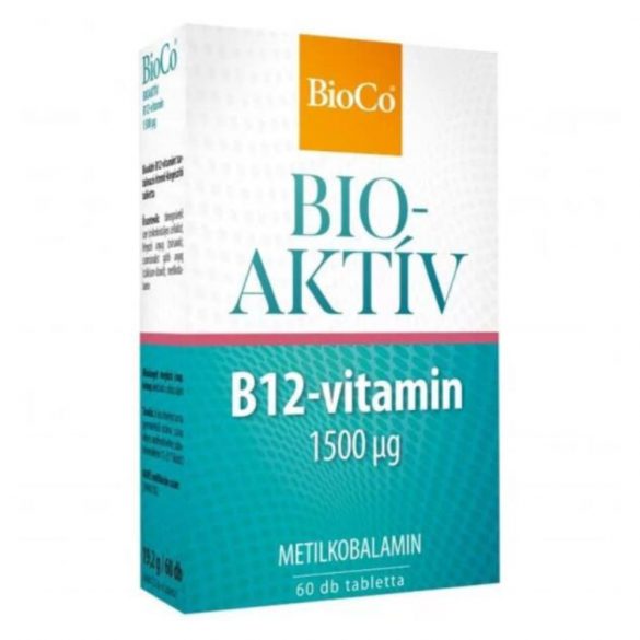 BIOCO B12-VITAMIN 1500MG BIOAKTÍV TABLetta 60 db