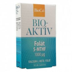 BioCo Folát 5-mthf 1000 µg bioaktív tabletta 30db