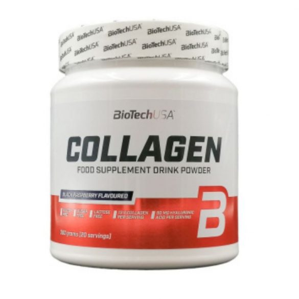 Biotech collagen italpor fekete málna 300g