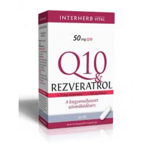 Interherb Q10 rezveratrol kapszula 30db