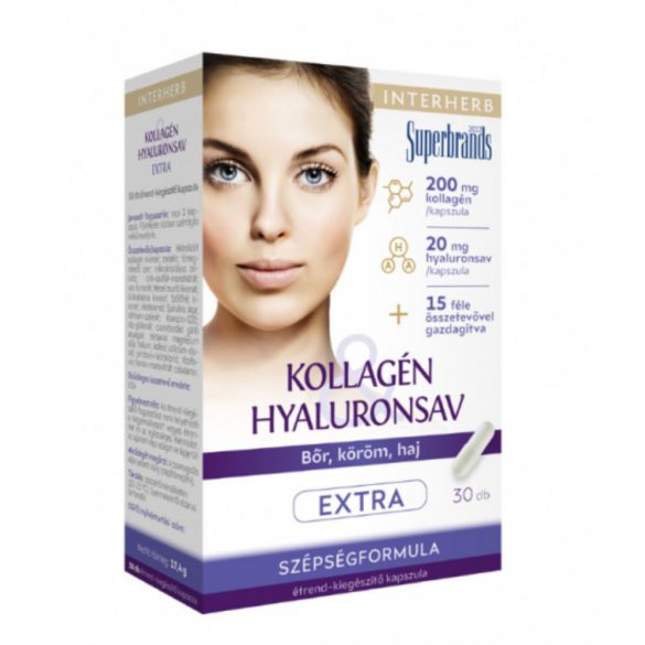 Interherb kollagén&hyaluron extra kapszula 30db