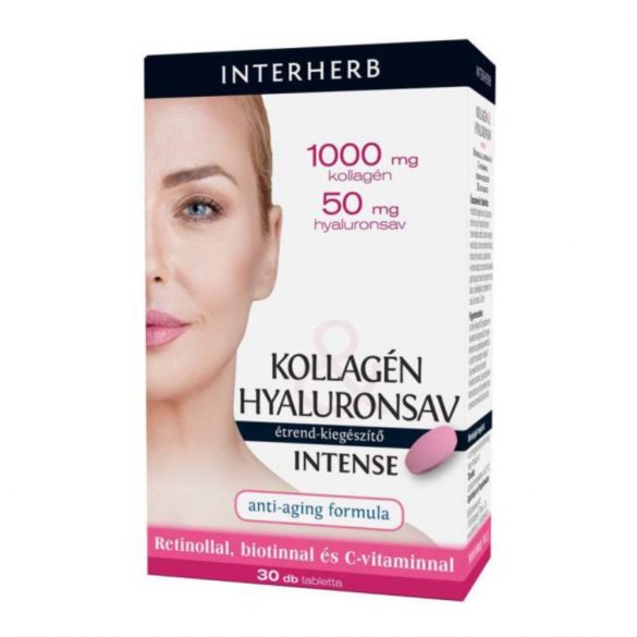 Interherb kollagén hyaluronsav intense 30db