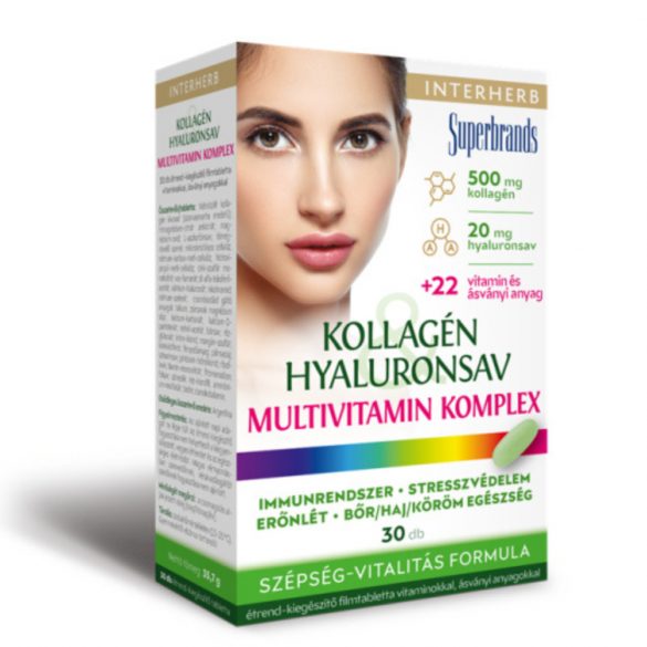 Interherb Kollagén multivitamin 30db