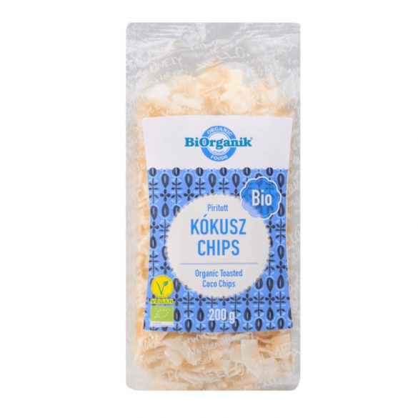 Biorganik bio pirított kókusz chips 200g