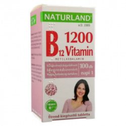 NATURLAND B12-VITAMIN 1200 µg  100DB