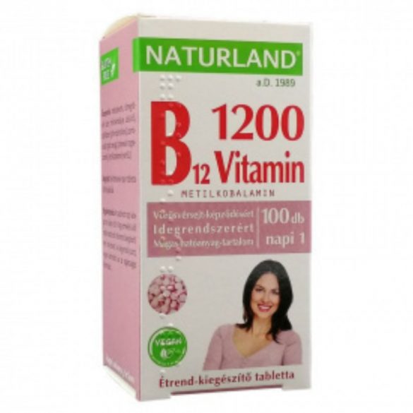 NATURLAND B12-VITAMIN 1200 µg  100DB