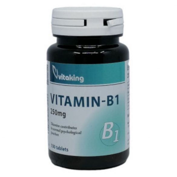 Vitaking B-1 vitamin tabletta 100db