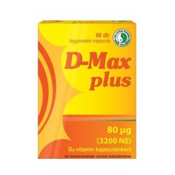 Dr. Chen D-MAX PLUS D3-VITAMIN KAPSZULA (3200 NE) - 60DB