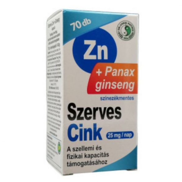 Dr.Chen Szerves Cink+Ginseng kapszula 70db