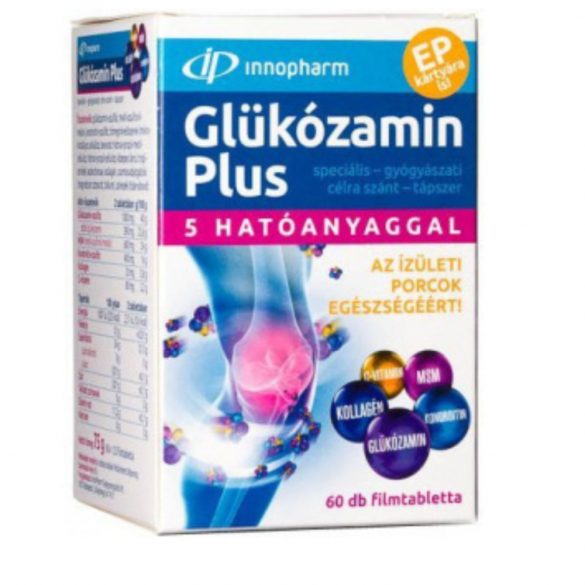 Innopharm glükozamin plus kurkuma filmtabletta 60db