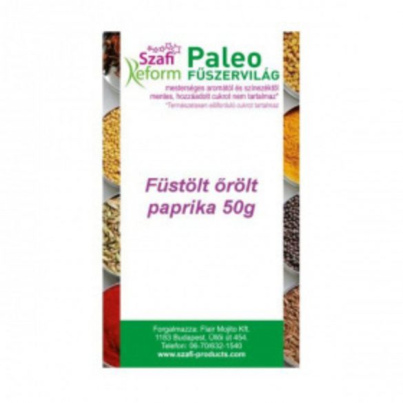 Szafi Reform Paleo Füstölt őrölt paprika 50g