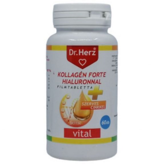 Dr.Herz Kollagén Forte hialuronnal tabletta 60db