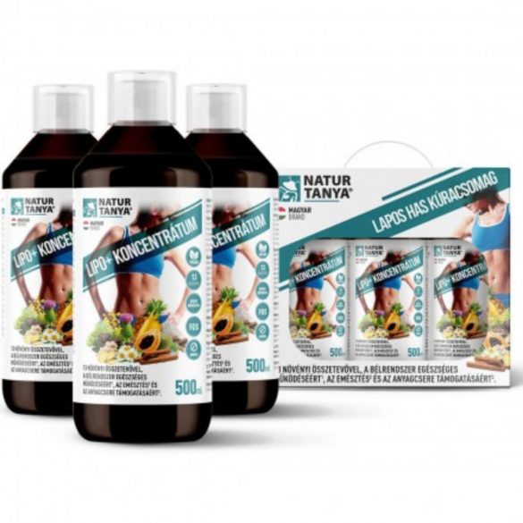 Natur Tanya 60 napos Lipo+ Lapos has kúracsomag 3x500ml