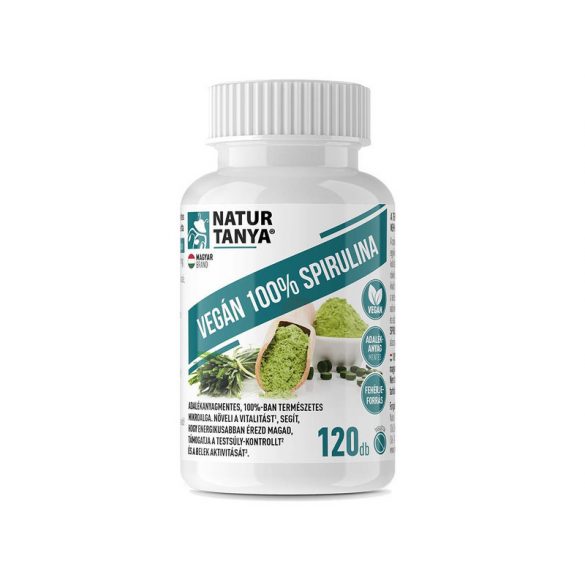 Natur Tanya Vegán Spirulina (120 db)