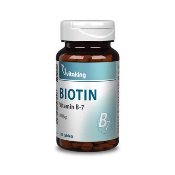 Vitaking biotin b7-vitamin tabletta 100db