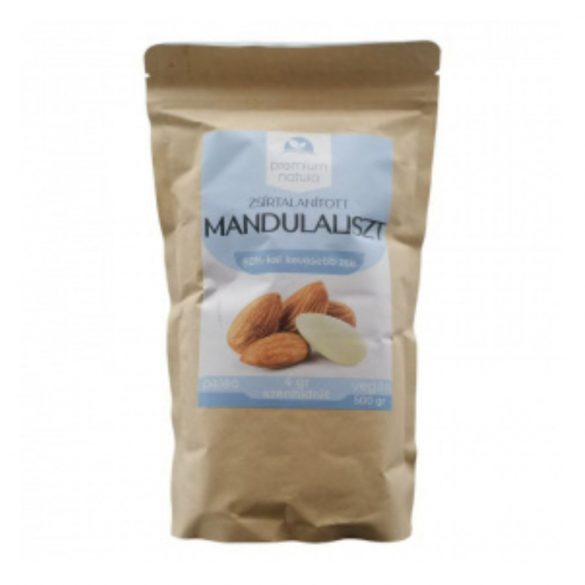 Premium natura zsírtalanított mandulaliszt 500g