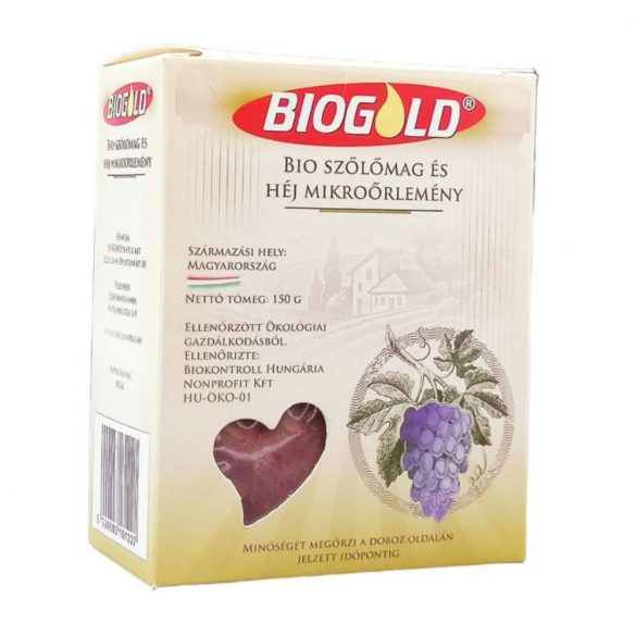 Biogold bio szőlőmagliszt 150g