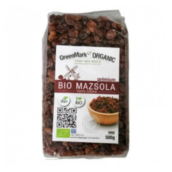 Greenmark bio mazsola 500g