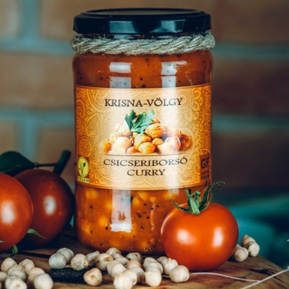 Krisnavölgyi vegán csicseriborsó curry 340g