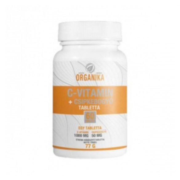 Organika C-vitamin+csipkebogyó tabletta 60db