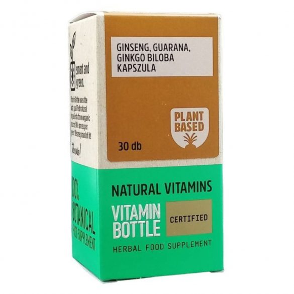 VITAMIN BOTTLE GINSENG-GUARANA-GINKGO KAPSZULA 30 DB